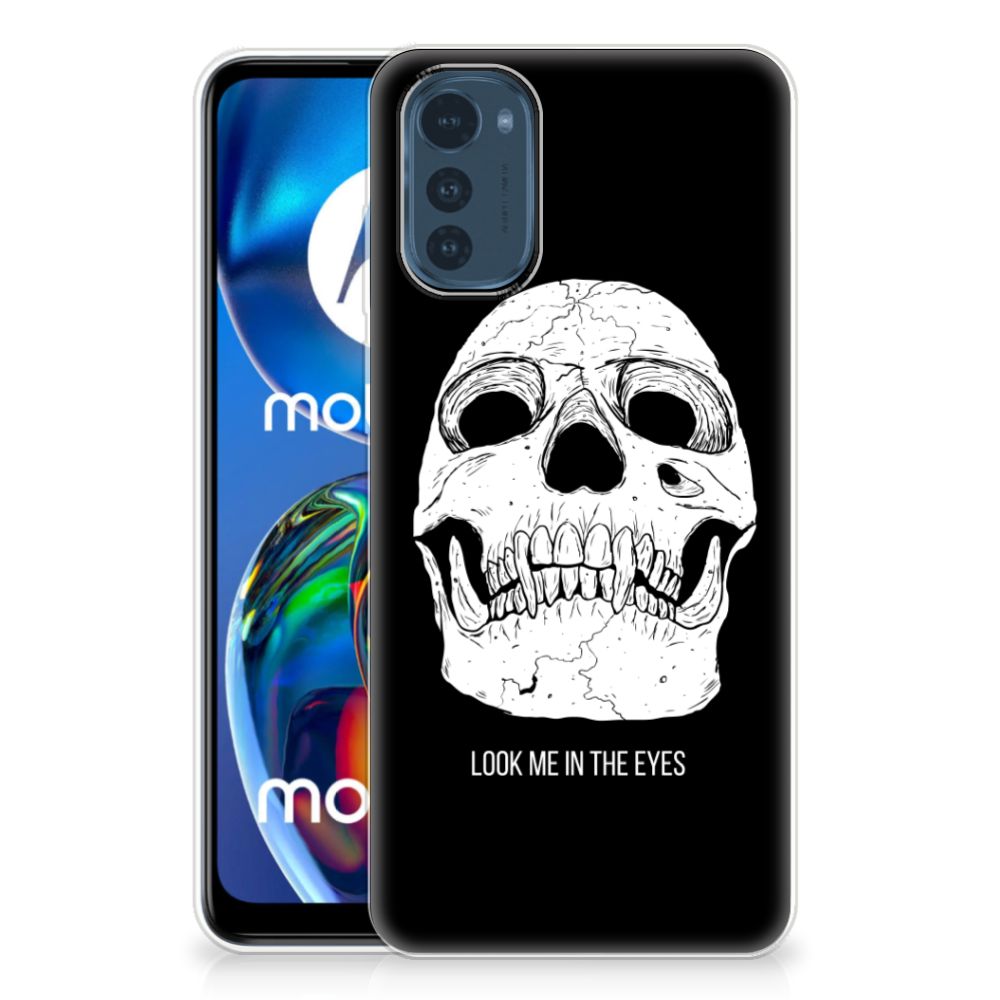 Silicone Back Case Motorola Moto E32/E32s Skull Eyes