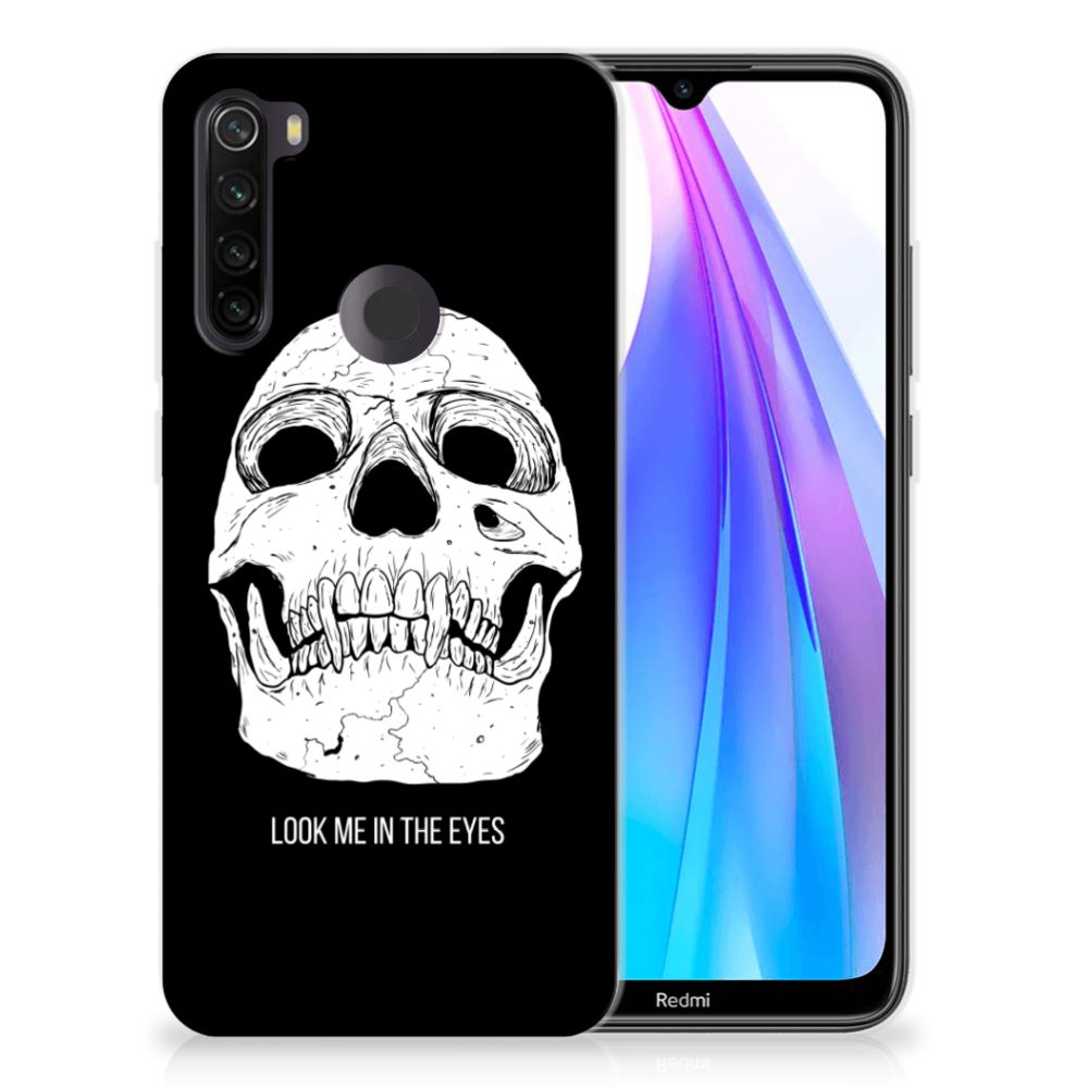 Silicone Back Case Xiaomi Redmi Note 8T Skull Eyes