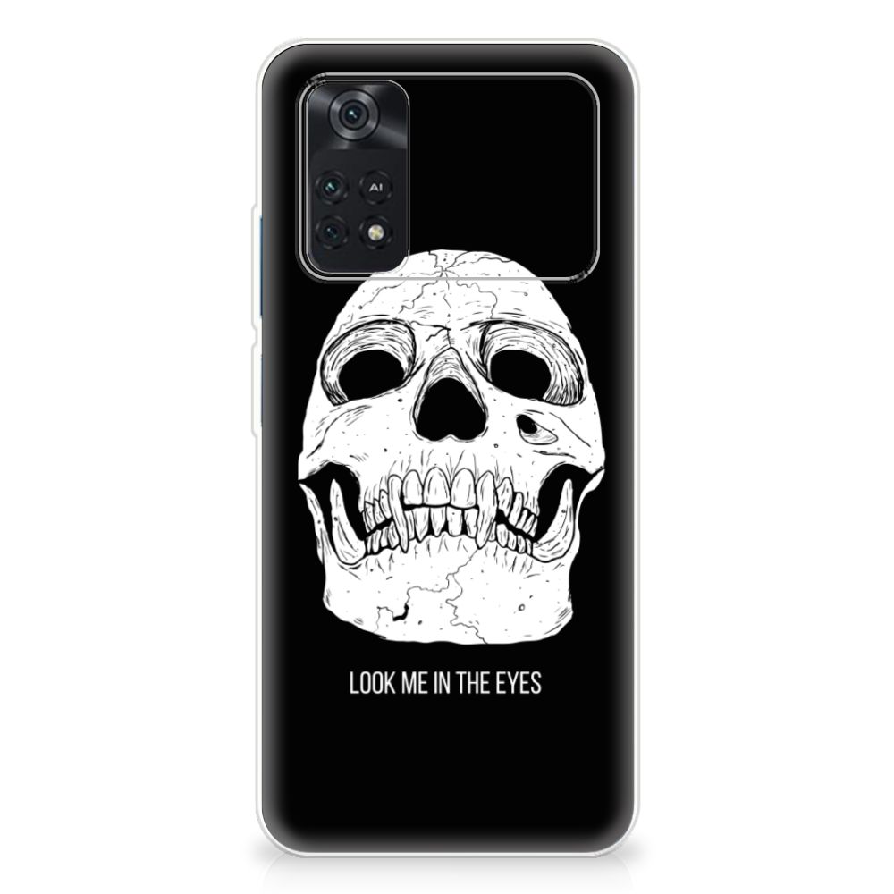 Silicone Back Case Xiaomi Poco M4 Pro 4G Skull Eyes