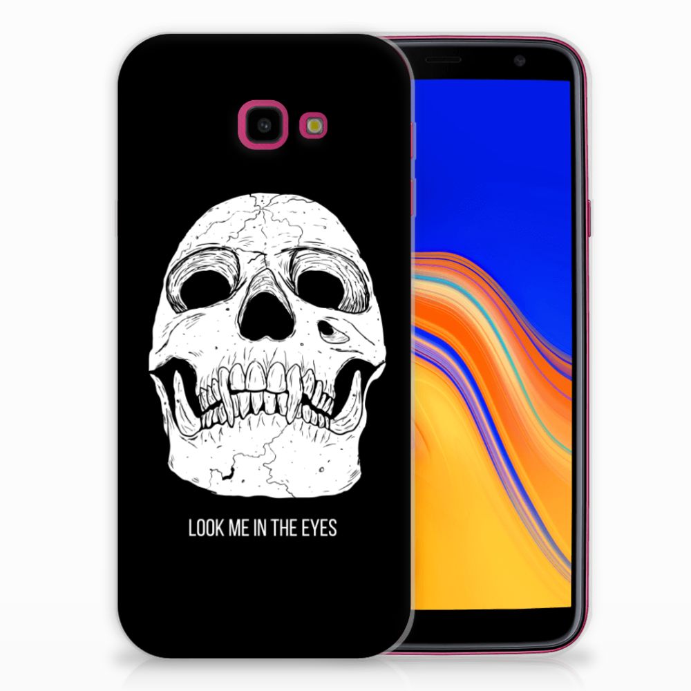 Silicone Back Case Samsung Galaxy J4 Plus (2018) Skull Eyes