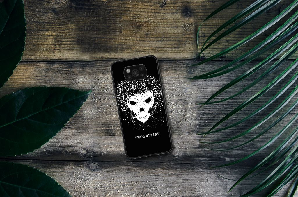 Telefoonhoesje Xiaomi Poco X3 | X3 Pro Skull Hair