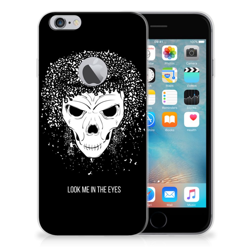 Silicone Back Case Apple iPhone 6 Plus | 6s Plus Skull Hair