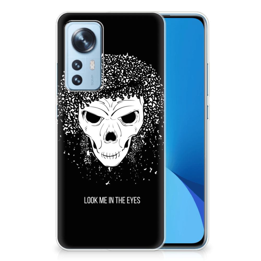 Silicone Back Case Xiaomi 12 | 12X Skull Hair