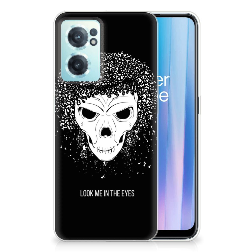 Silicone Back Case OnePlus Nord CE 2 5G Skull Hair