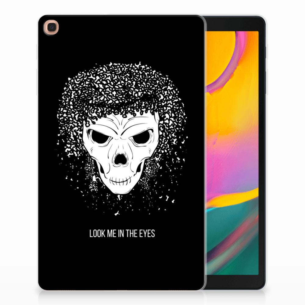 Samsung Galaxy Tab A 10.1 (2019) Uniek Tablethoesje Skull Hair