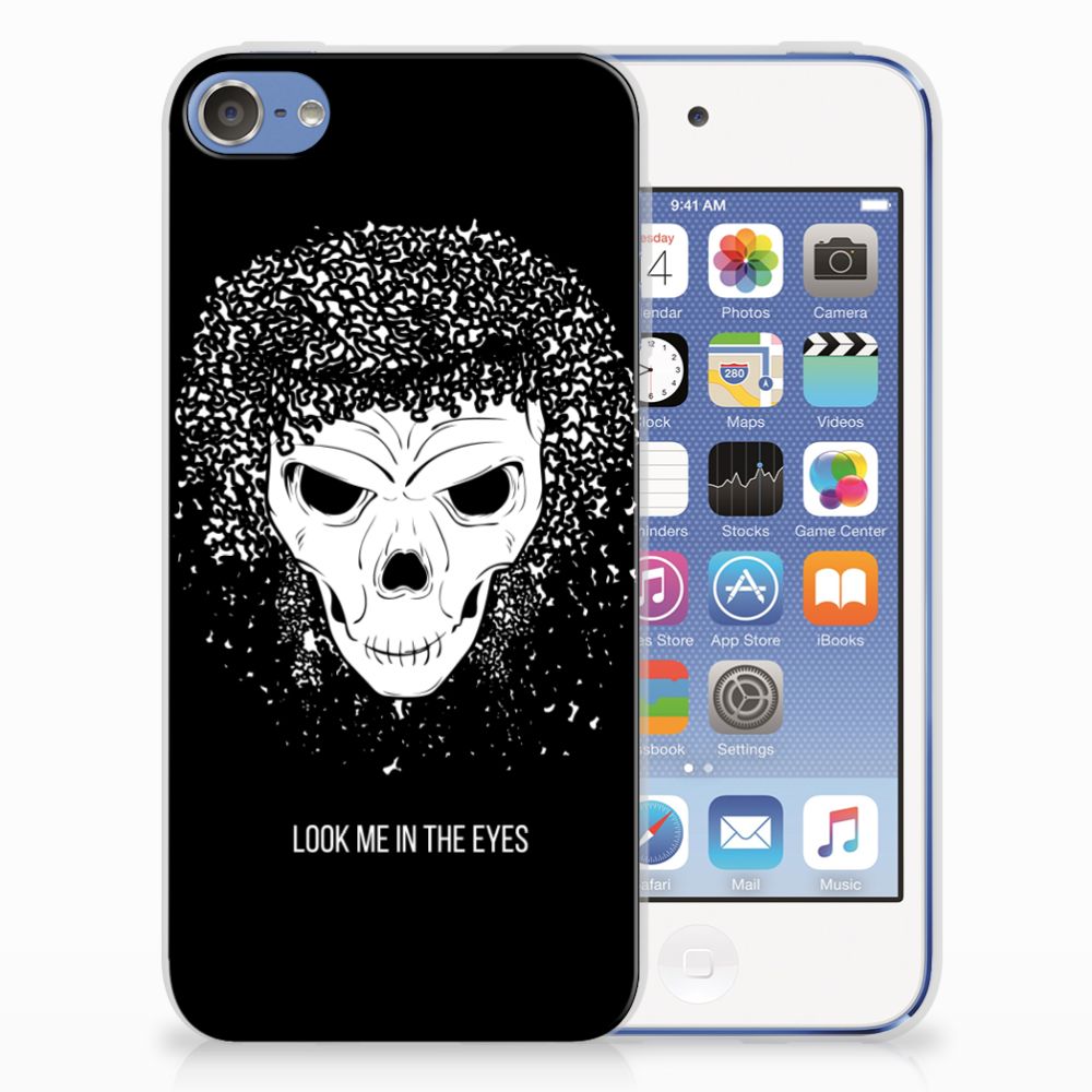 Silicone Back Case Apple iPod Touch 5 | 6 Skull Hair
