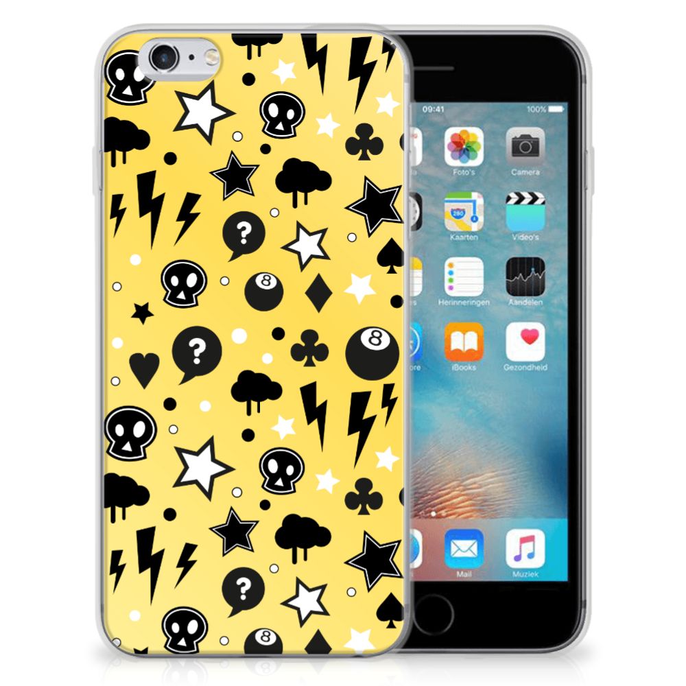 Silicone Back Case Apple iPhone 6 | 6s Punk Geel