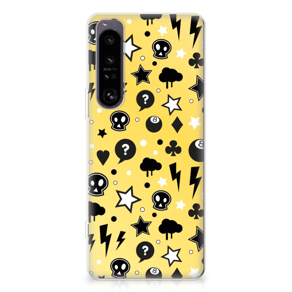 Silicone Back Case Sony Xperia 1 IV Punk Geel