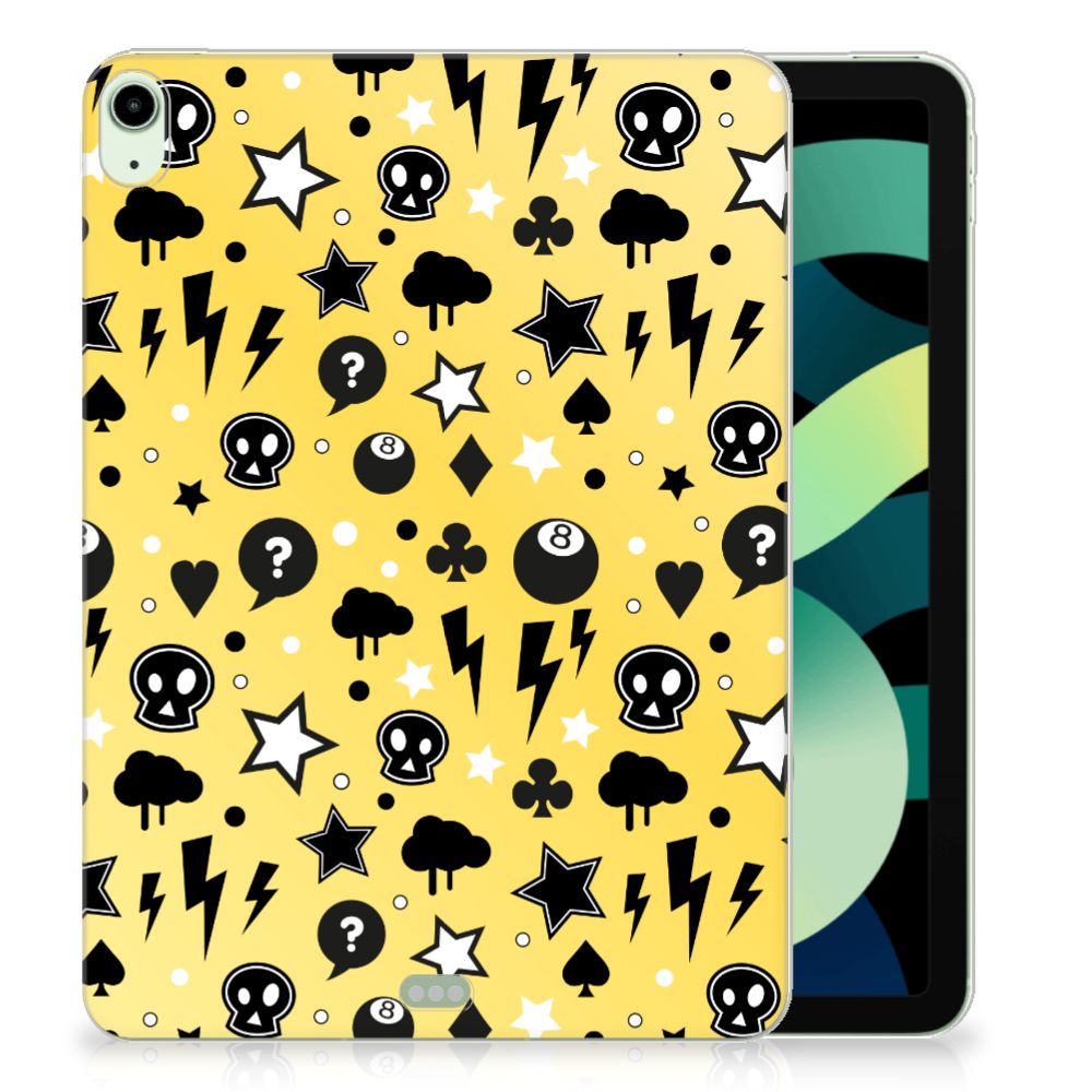 Tablet BackCover iPad Air (2020/2022) 10.9 inch Punk Geel