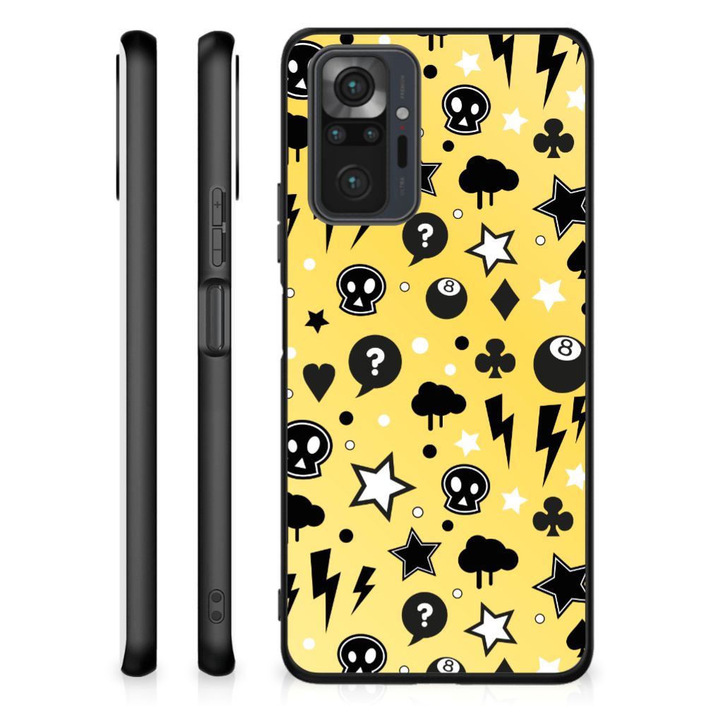 Telefoonhoesje Xiaomi Redmi Note 10 Pro Punk Geel
