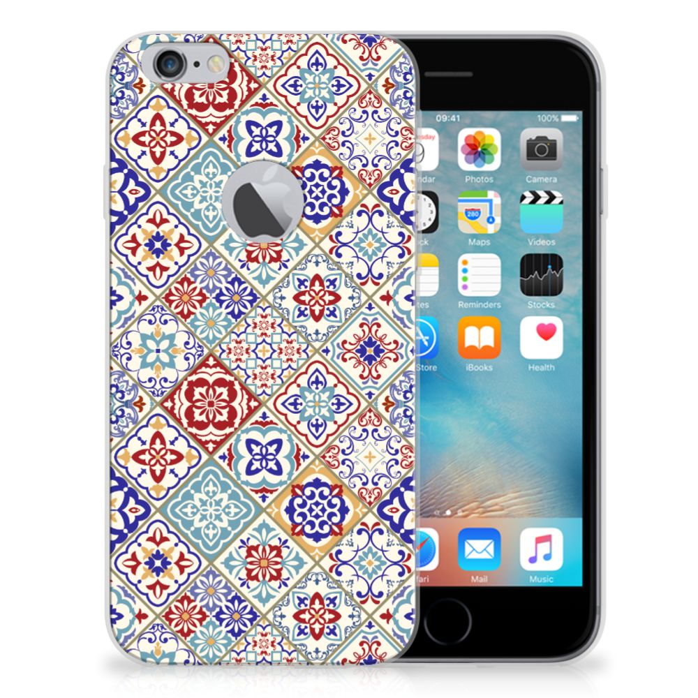 Apple iPhone 6 Plus | 6s Plus TPU Siliconen Hoesje Tiles Color