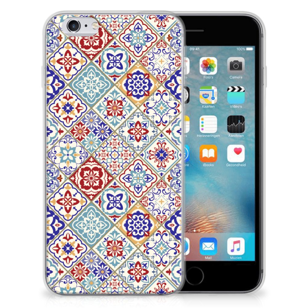 Apple iPhone 6 | 6s TPU Siliconen Hoesje Tiles Color