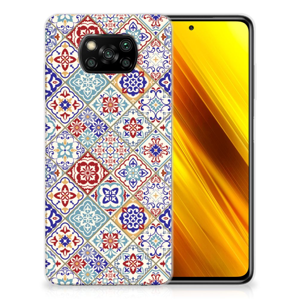 Xiaomi Poco X3 | Poco X3 Pro TPU Siliconen Hoesje Tiles Color
