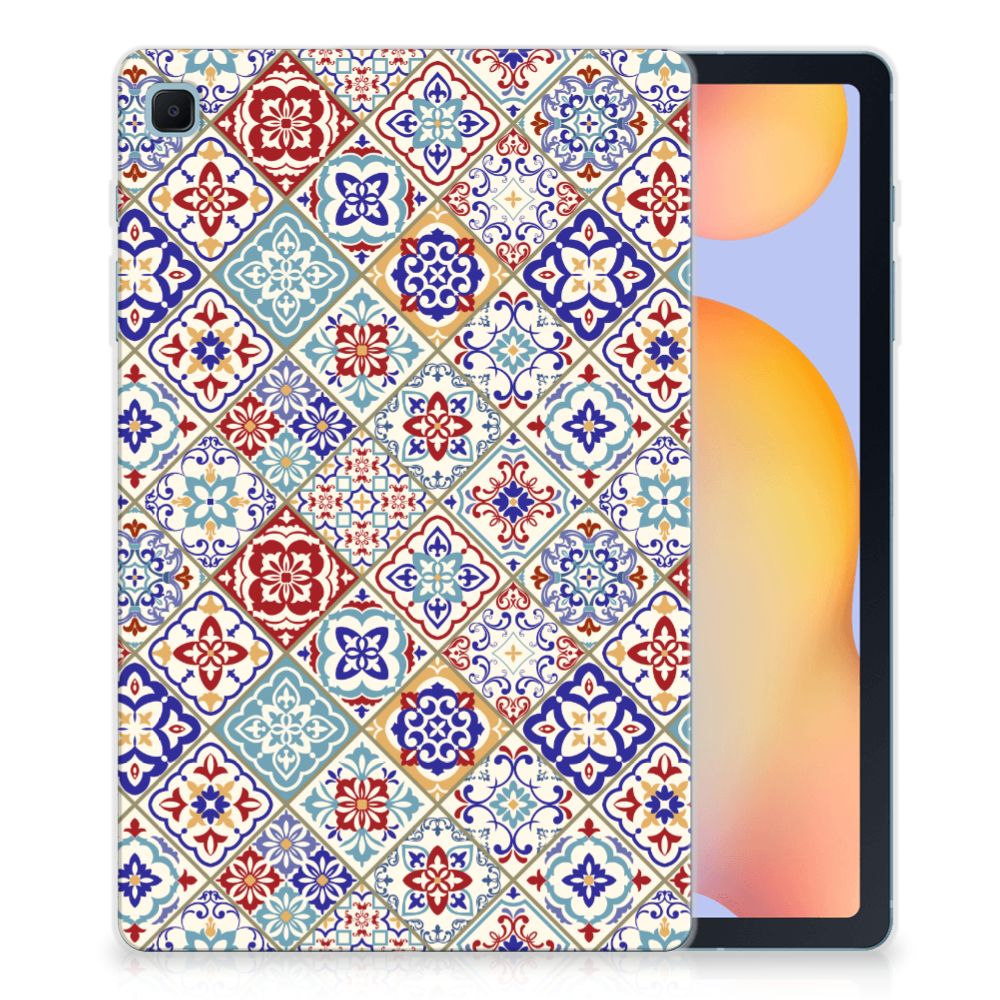 Samsung Galaxy Tab S6 Lite Tablet Back Cover Tiles Color