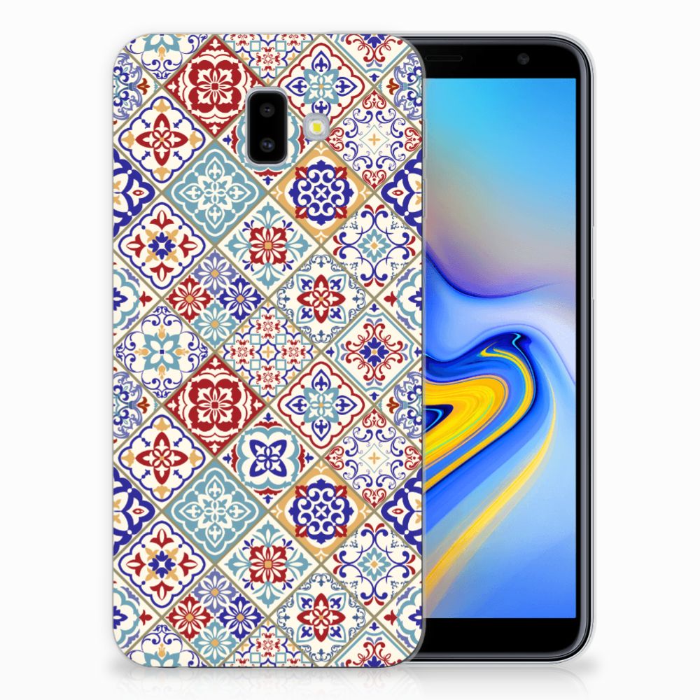 Samsung Galaxy J6 Plus (2018) Uniek TPU Hoesje Tiles Color