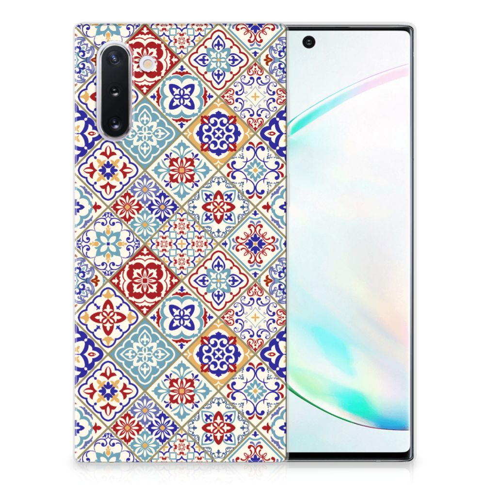 Samsung Galaxy Note 10 TPU Siliconen Hoesje Tiles Color