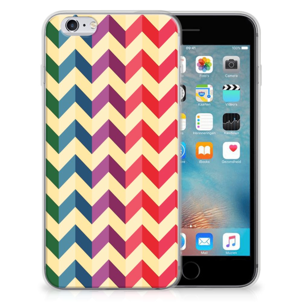 Apple iPhone 6 | 6s TPU bumper Zigzag Multi Color