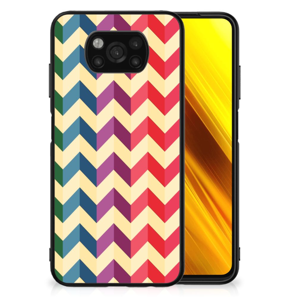 Xiaomi Poco X3 | X3 Pro Back Case Zigzag Multi Color