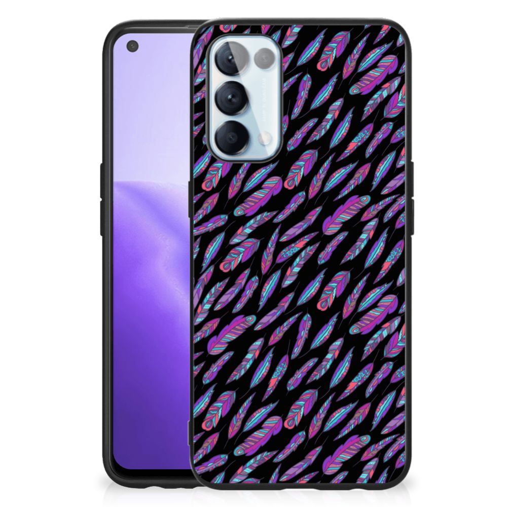 OPPO Reno5 5G | Find X3 Lite Back Case Feathers Color