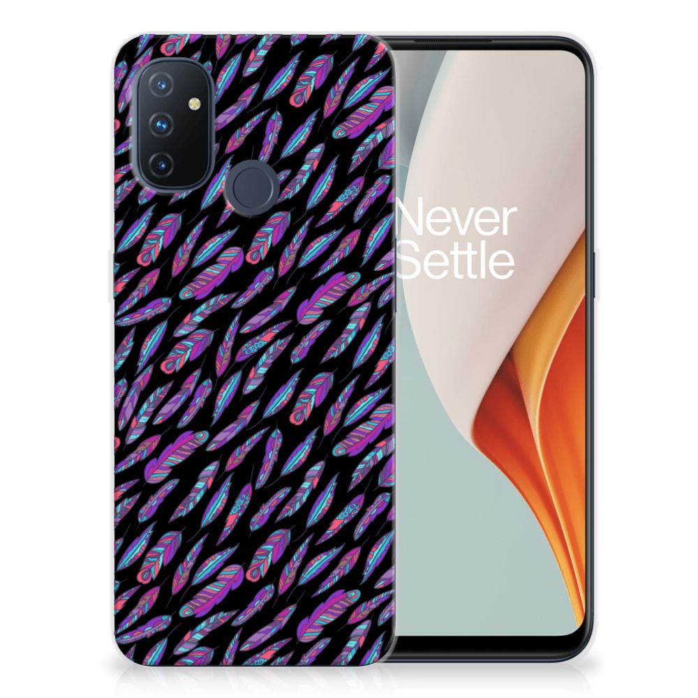 OnePlus Nord N100 TPU bumper Feathers Color