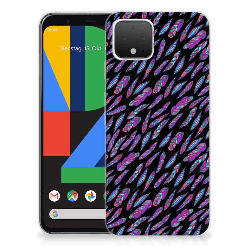 Google Pixel 4 TPU bumper Feathers Color