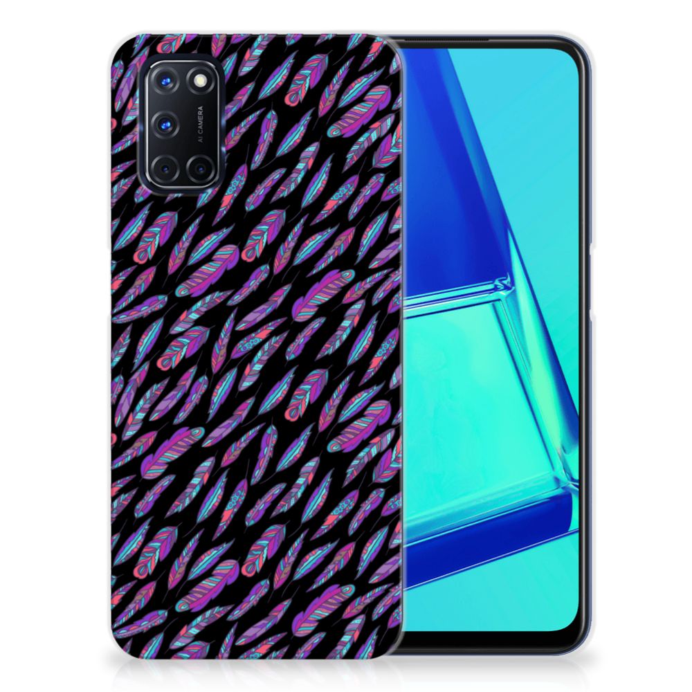 OPPO A52 | A72 TPU bumper Feathers Color