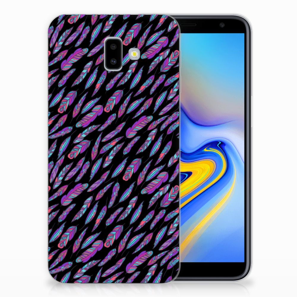 Samsung Galaxy J6 Plus (2018) TPU bumper Feathers Color