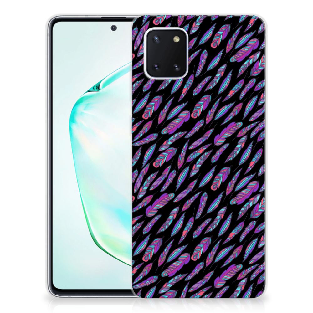 Samsung Galaxy Note 10 Lite TPU bumper Feathers Color