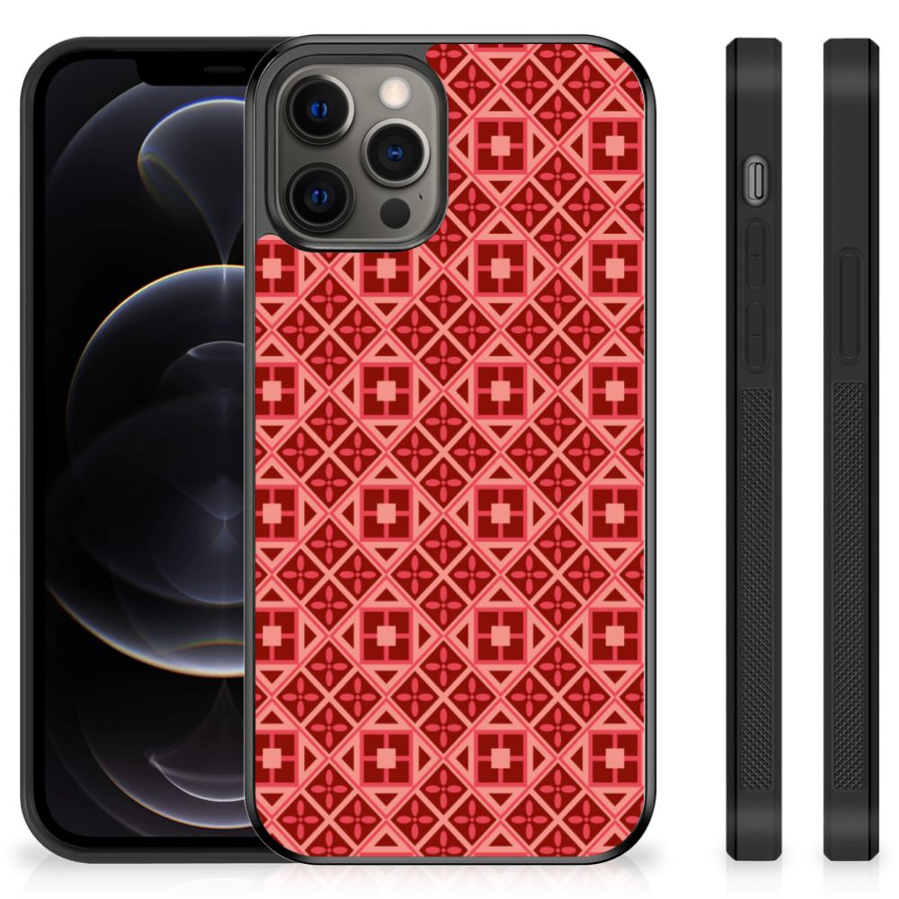 iPhone 12 Pro Max Bumper Case Batik Rood