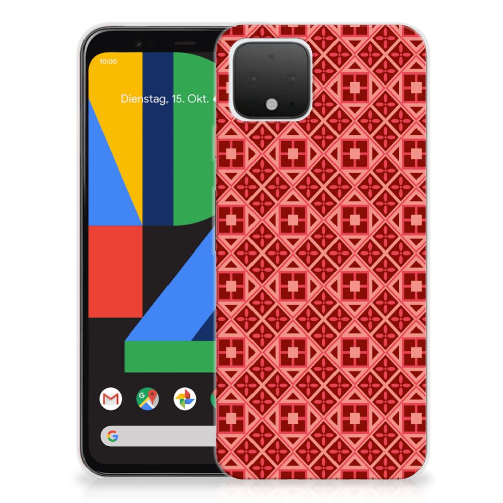 Google Pixel 4 TPU bumper Batik Rood