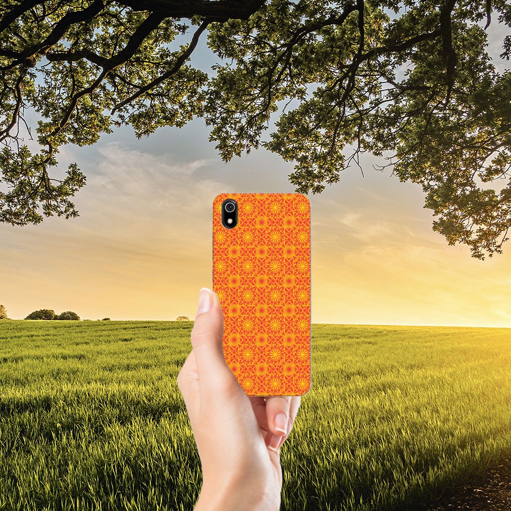 Xiaomi Redmi 7A TPU bumper Batik Oranje