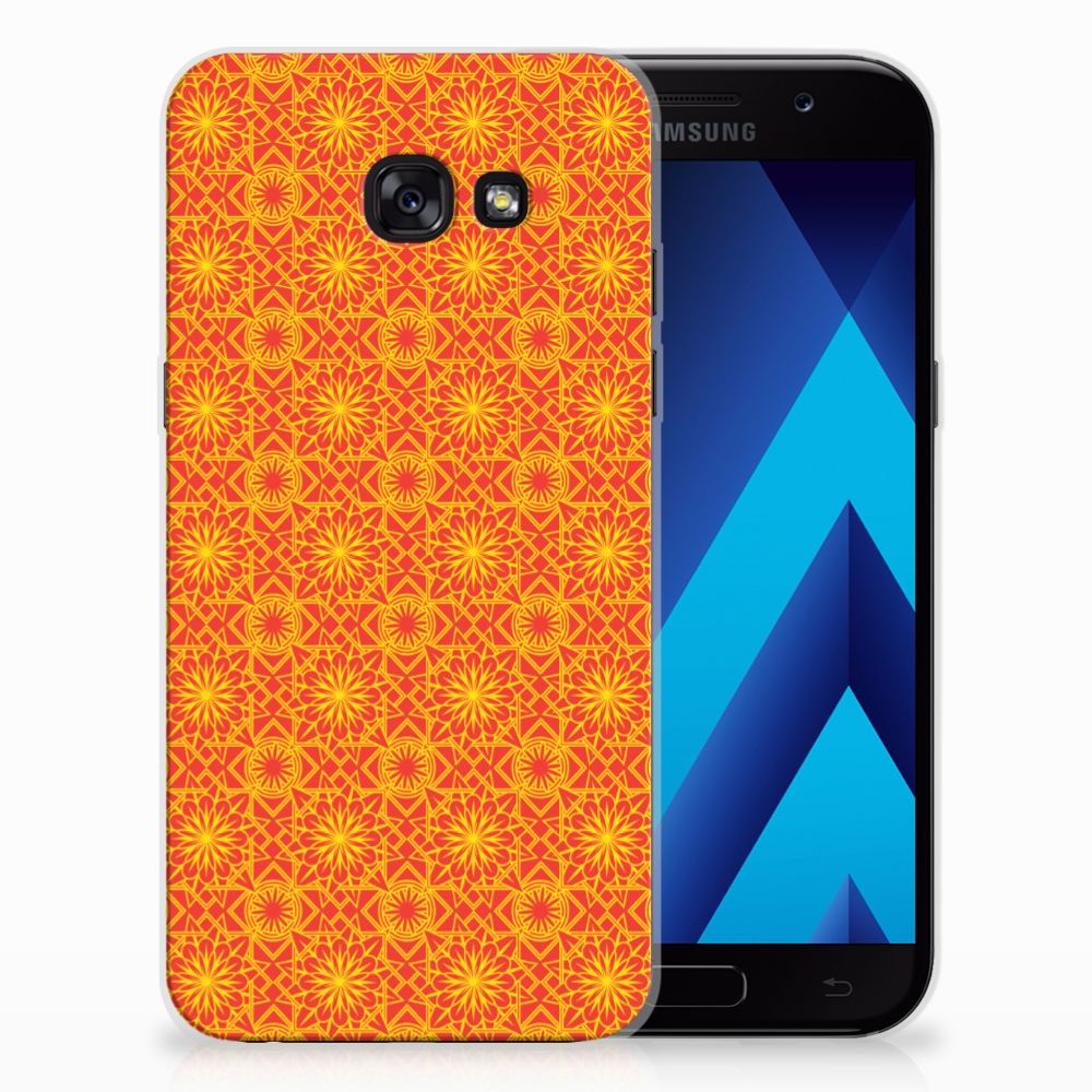 Samsung Galaxy A5 2017 TPU bumper Batik Oranje