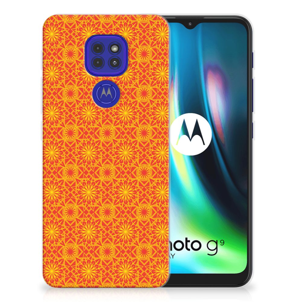 Motorola Moto G9 Play | E7 Plus TPU bumper Batik Oranje