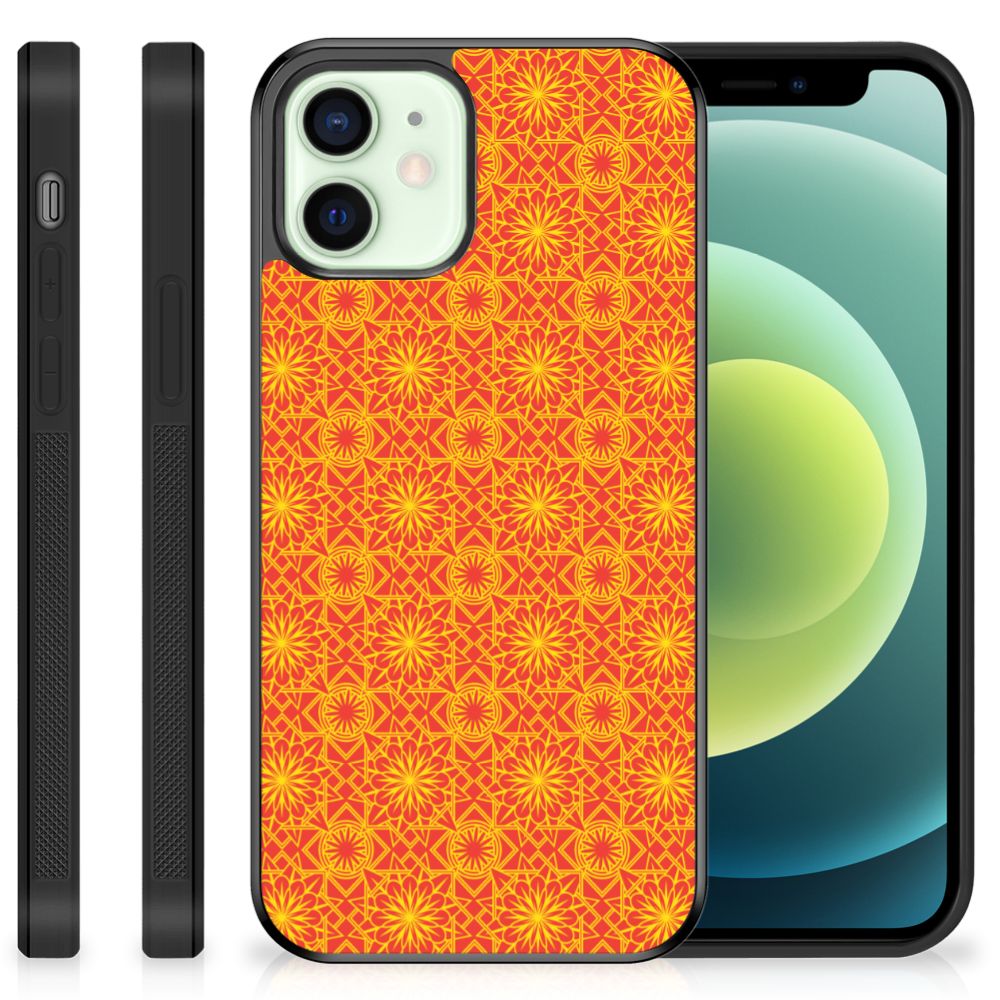 iPhone 12 Mini Bumper Case Batik Oranje