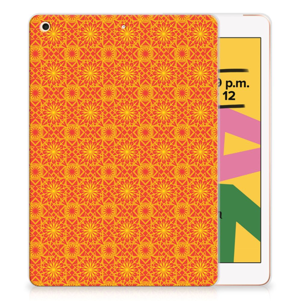 Apple iPad 10.2 (2019) Hippe Hoes Batik Oranje