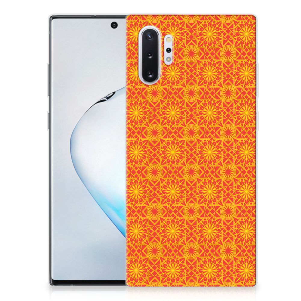 Samsung Galaxy Note 10 Plus TPU bumper Batik Oranje