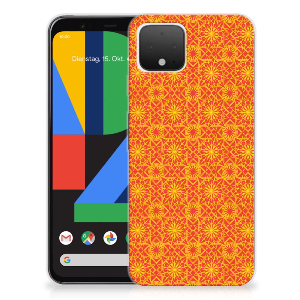 Google Pixel 4 TPU bumper Batik Oranje
