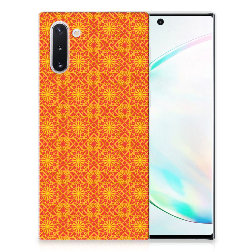 Samsung Galaxy Note 10 TPU bumper Batik Oranje