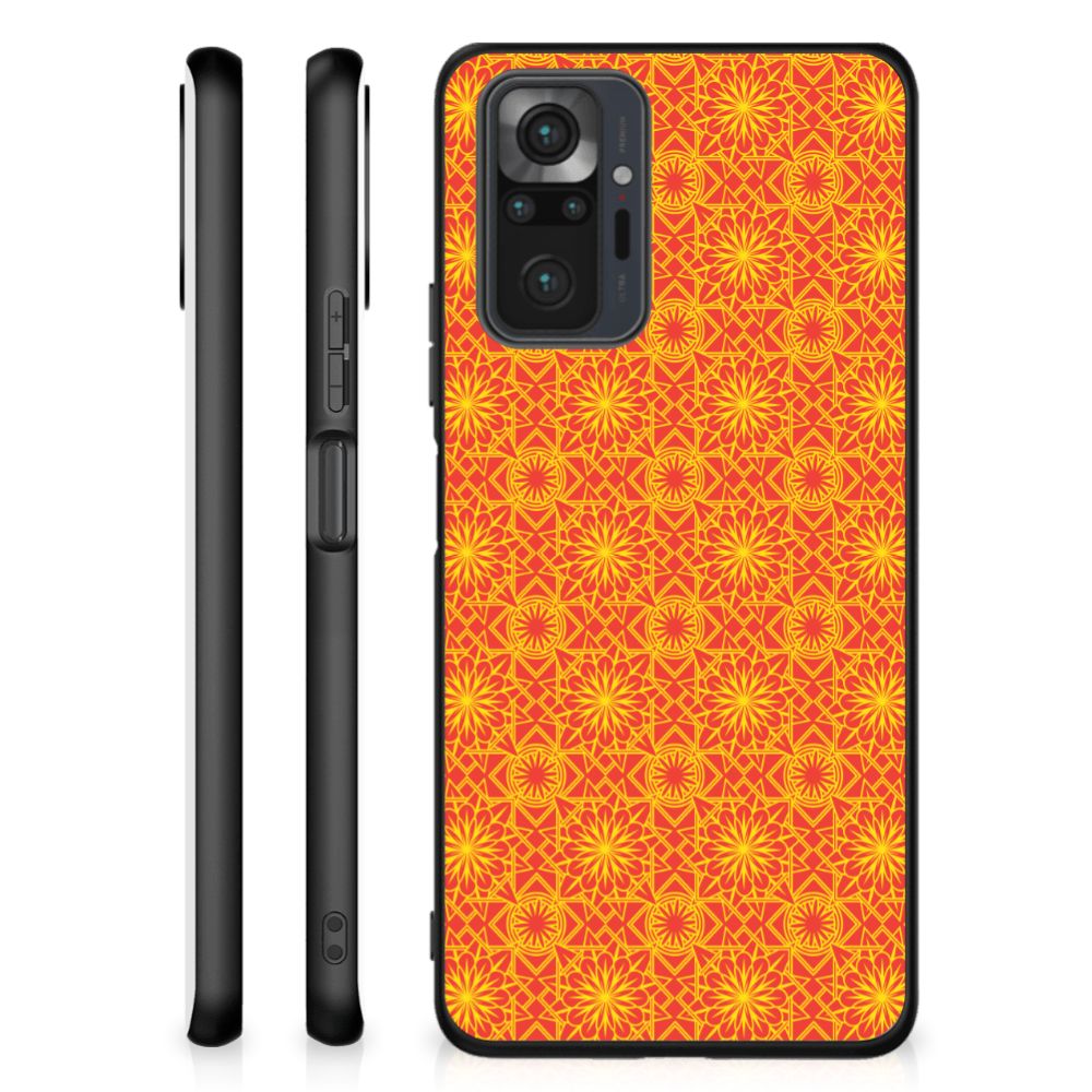 Xiaomi Redmi Note 10 Pro Back Case Batik Oranje