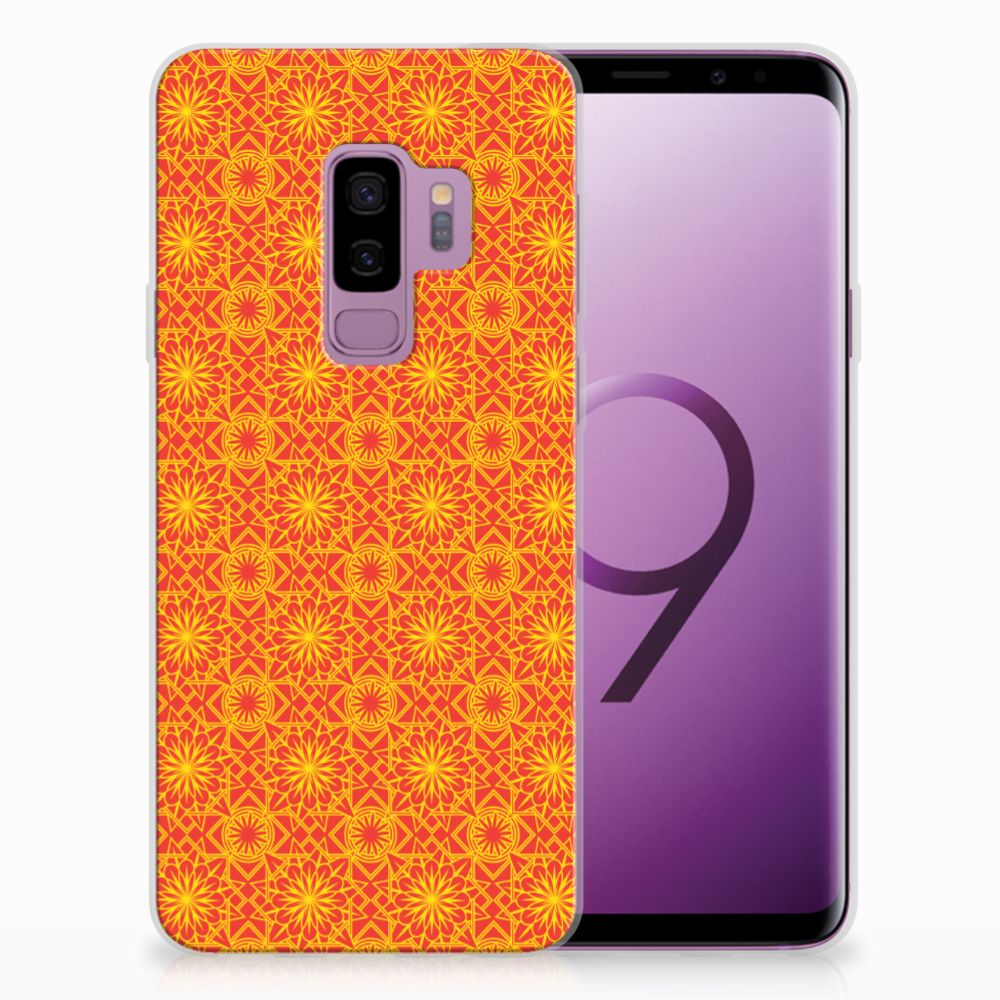 Samsung Galaxy S9 Plus TPU bumper Batik Oranje
