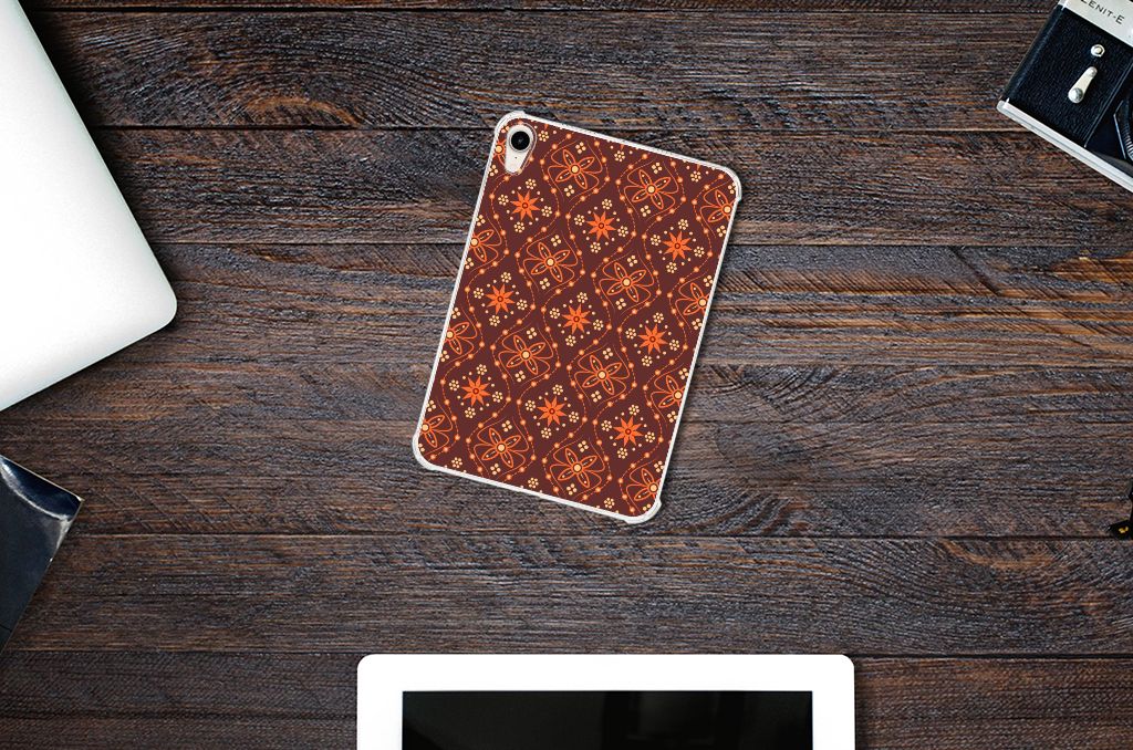 Apple iPad mini 6 (2021) Hippe Hoes Batik Brown