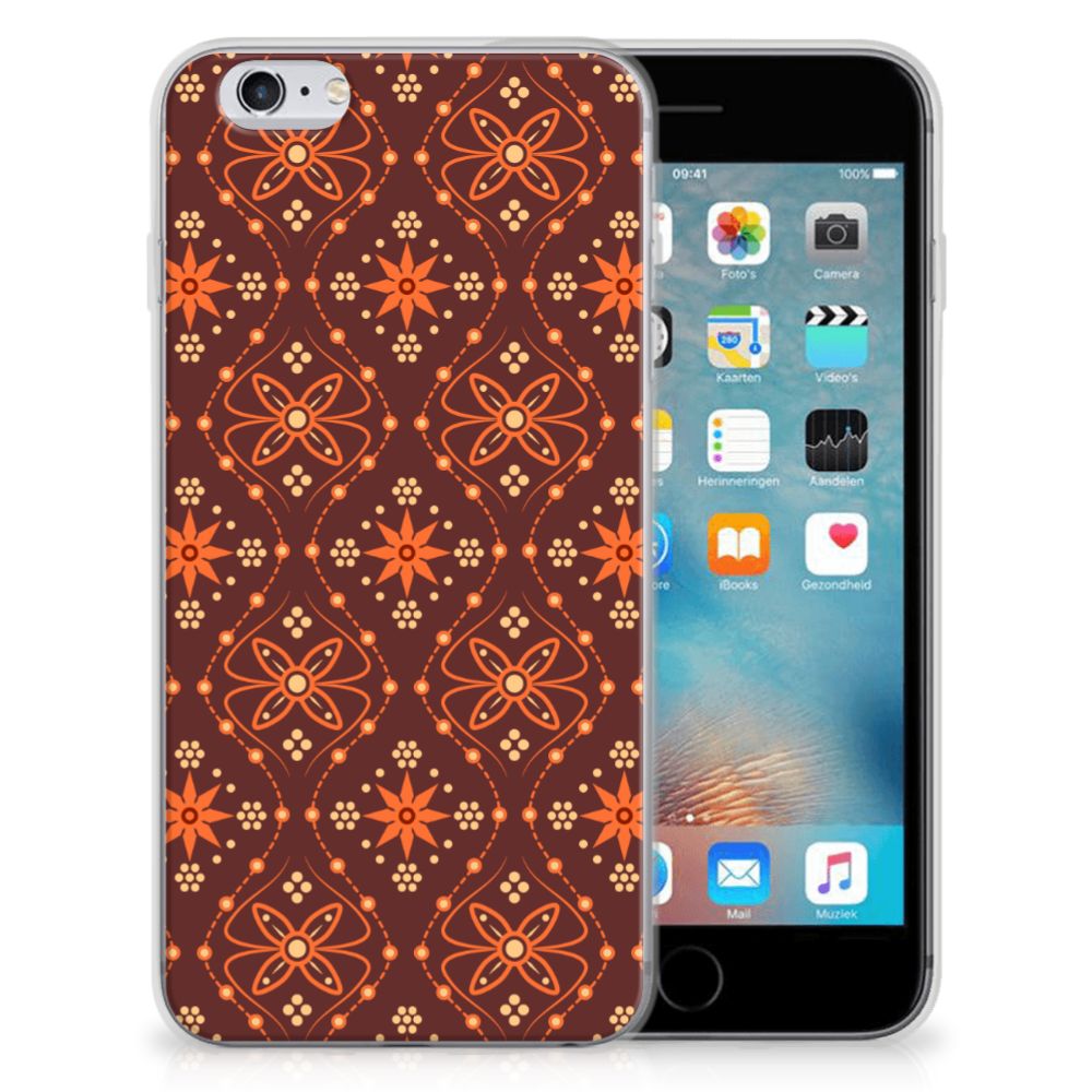 Apple iPhone 6 | 6s TPU bumper Batik Brown