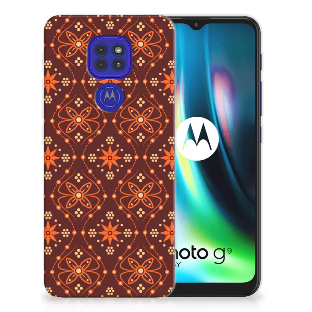 Motorola Moto G9 Play | E7 Plus TPU bumper Batik Brown