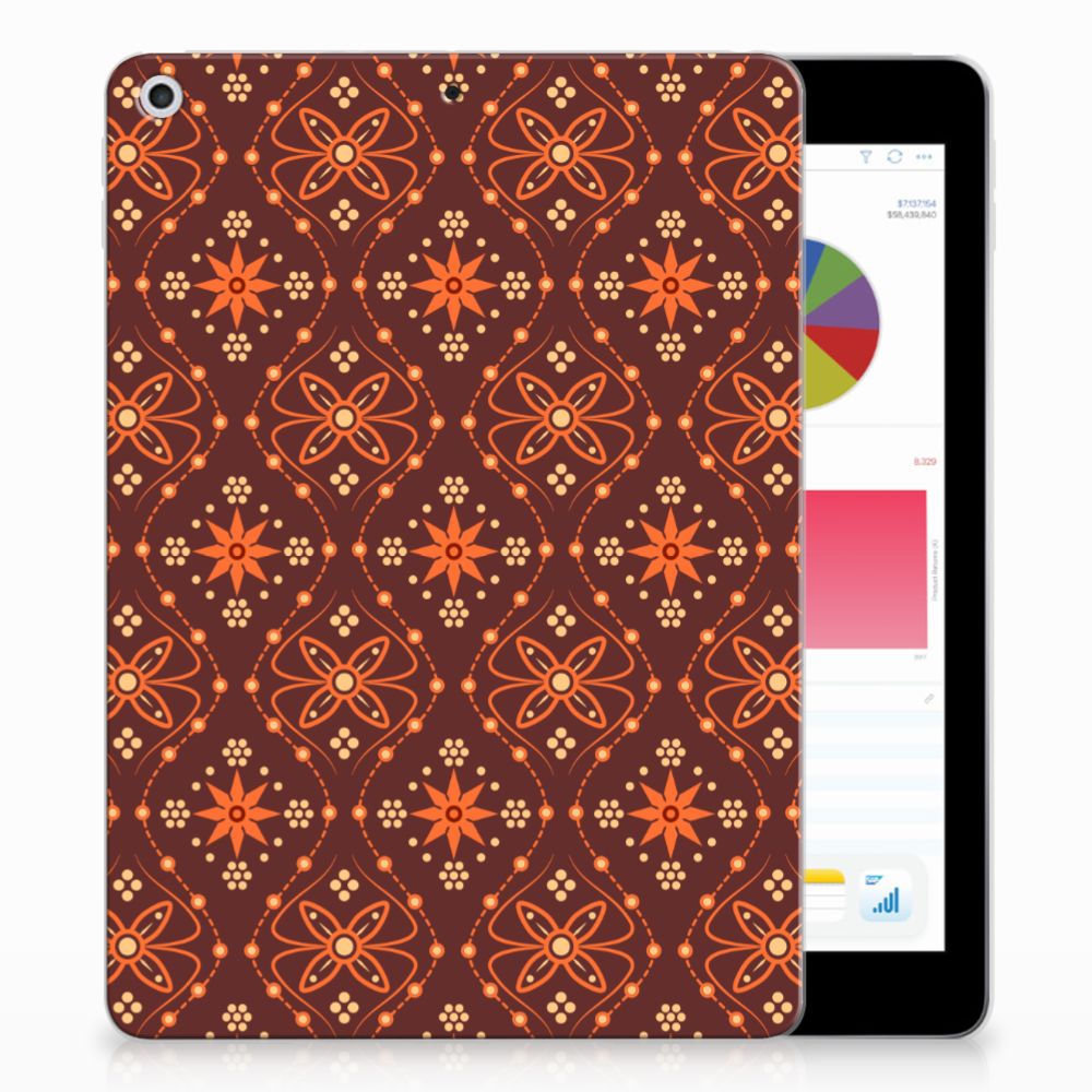 Apple iPad 9.7 2018 | 2017 Uniek Tablethoesje Batik Brown