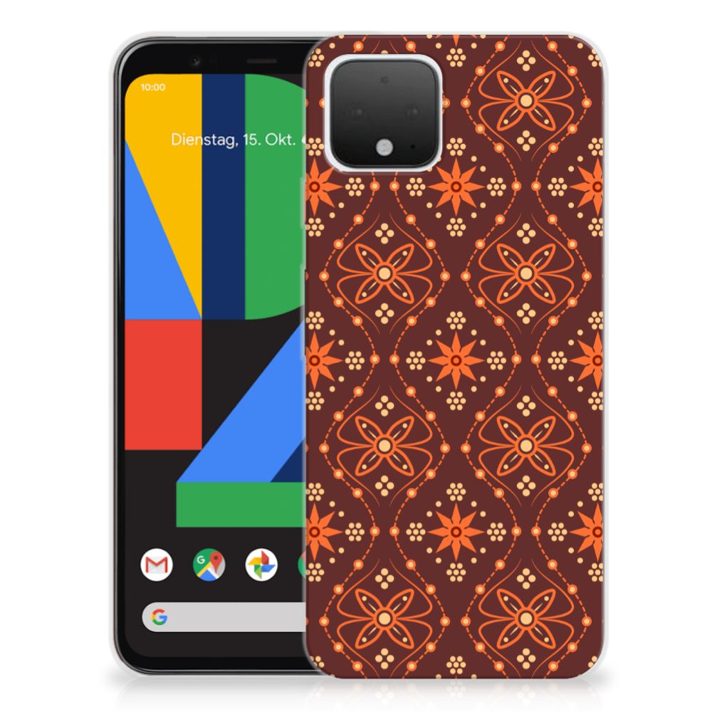 Google Pixel 4 TPU bumper Batik Brown