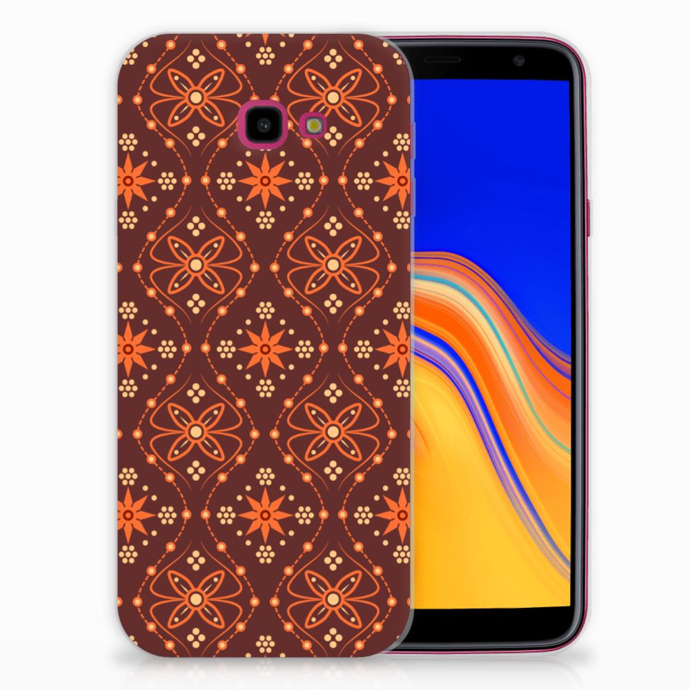 Samsung Galaxy J4 Plus (2018) TPU bumper Batik Brown