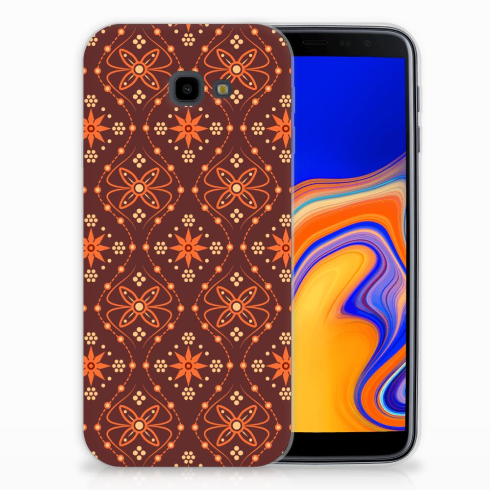 Samsung Galaxy J4 Plus (2018) TPU bumper Batik Brown