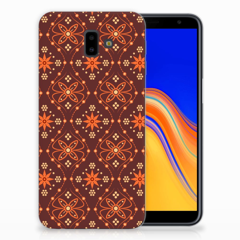 Samsung Galaxy J6 Plus (2018) TPU bumper Batik Brown