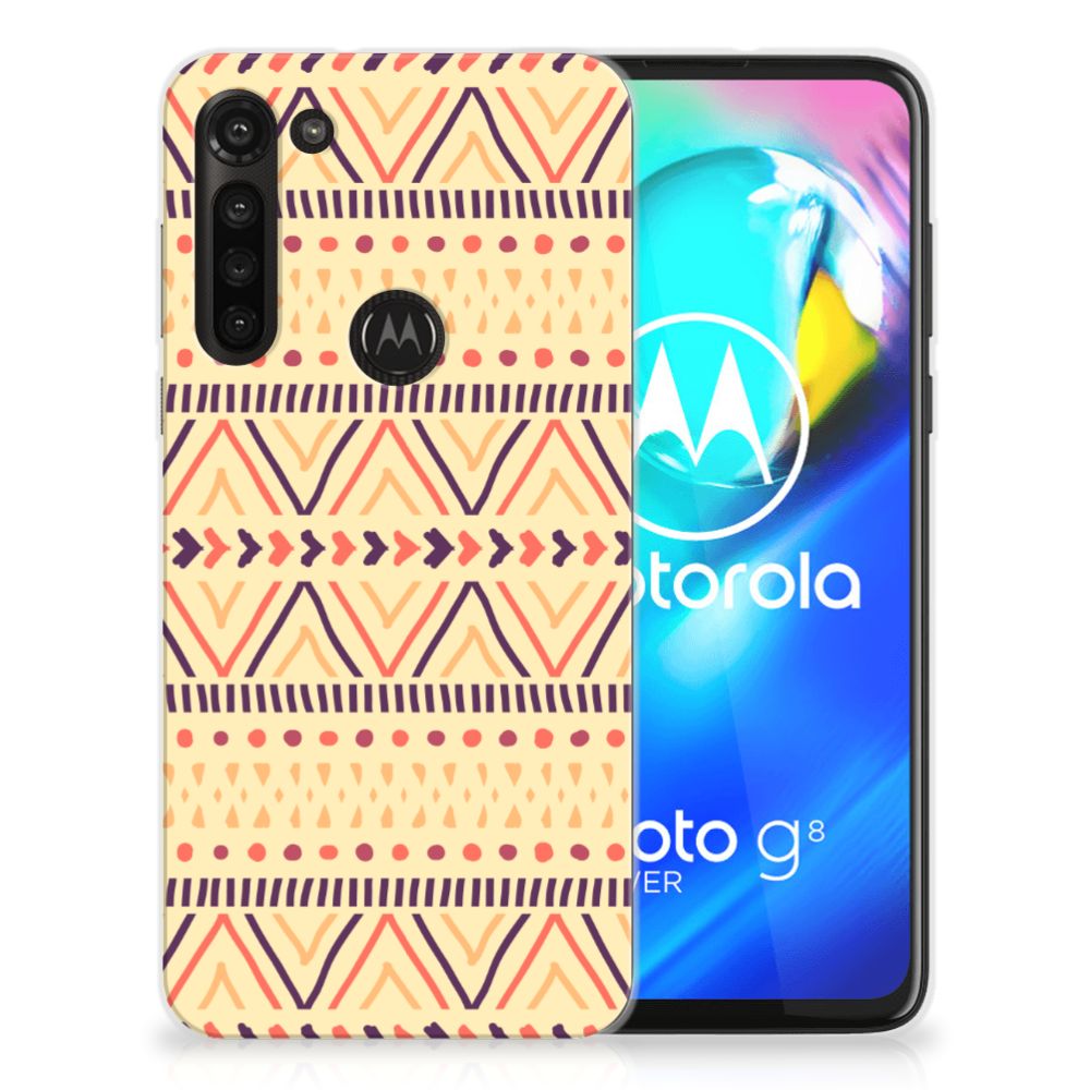 Motorola Moto G8 Power TPU bumper Aztec Yellow