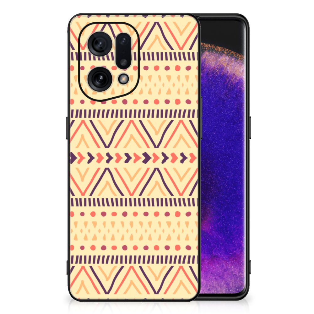 OPPO Find X5 Back Case Aztec Yellow